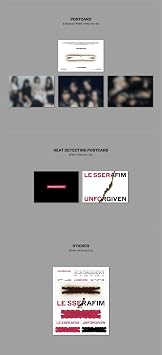 LE SSERAFIM - Unforgiven 1st Studio Album+Store Gift (Bloody Rose ver.)