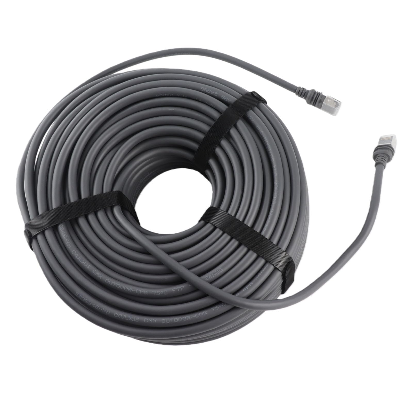 Generic Cable Satelital Rectangular Cable de Extensión Impermeable de Alta Velocidad de 2000 Mbps para Antena Parabólica Gen 3 de 150 Pies