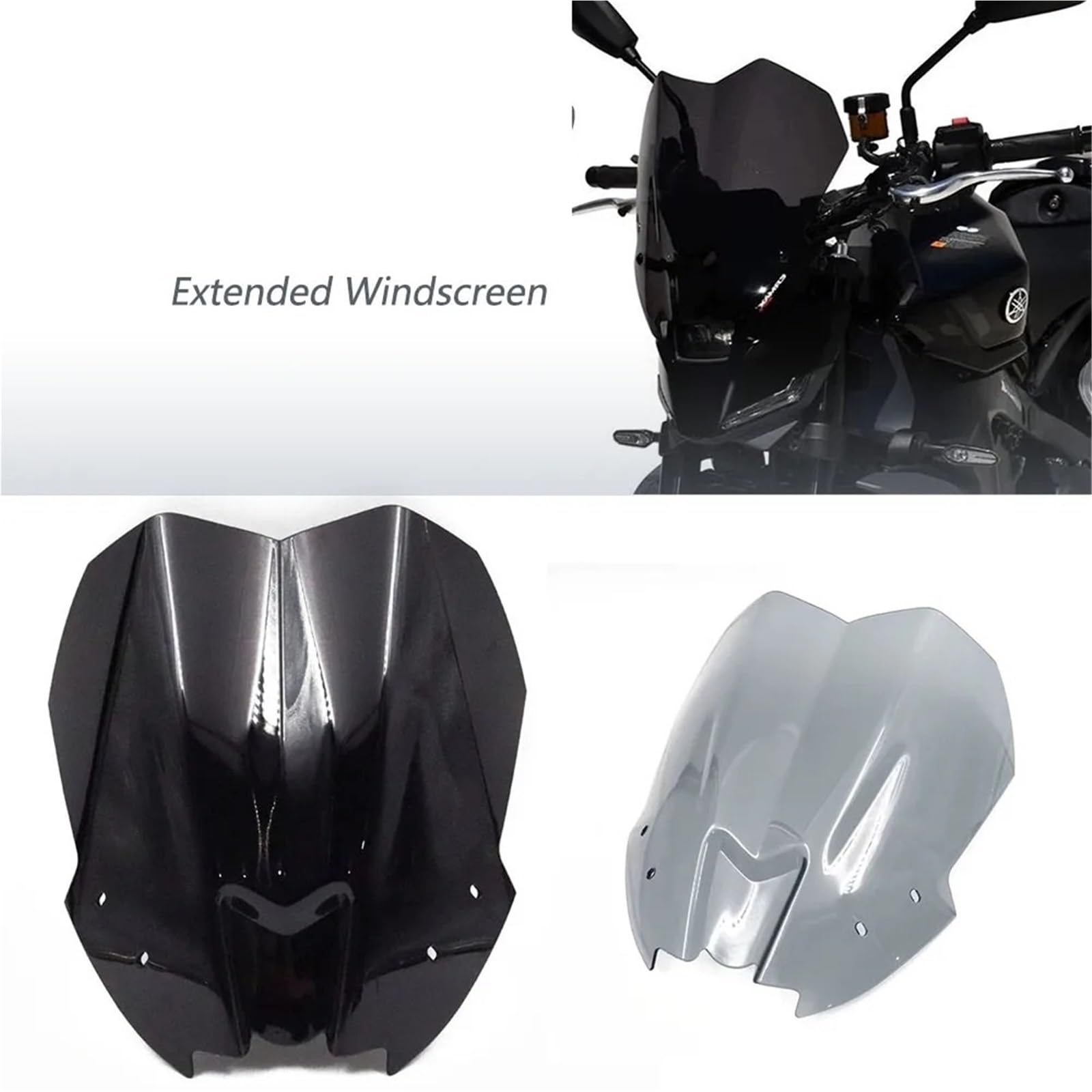 Spojler szyby motocyklowej Pasuje do YAMAHA MT-09 MT09 SP 2024 2025: sportowa przednia szyba, deflektor szyby przedniej
