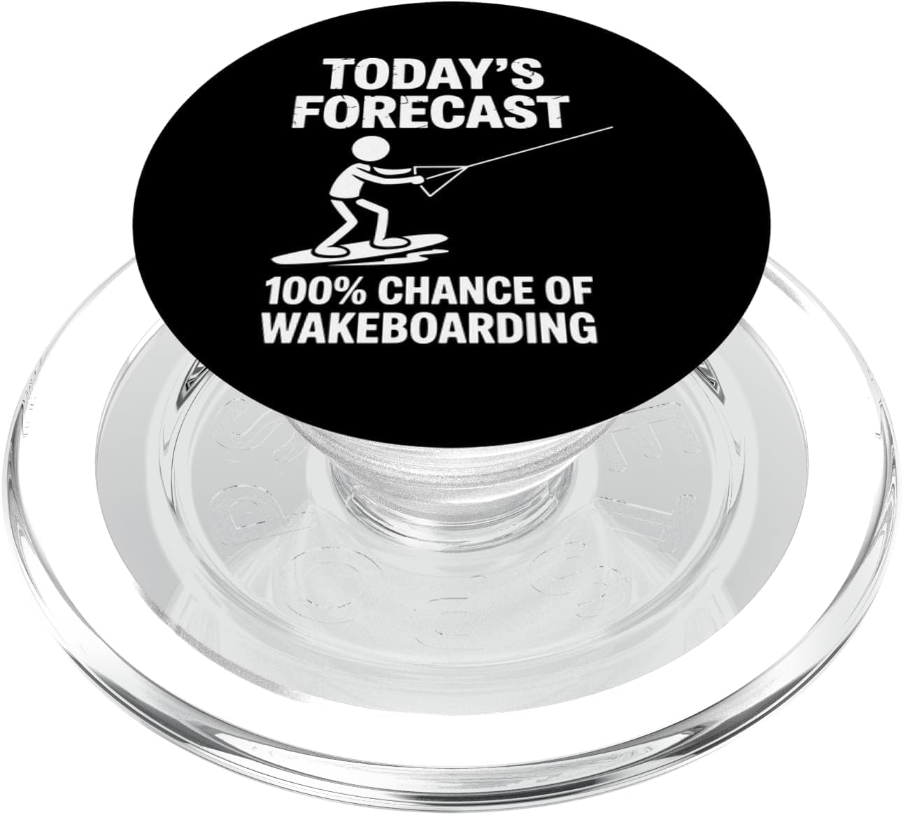 Cool Wakeboarding Art for Men Women Wakeboard Wakeboarding PopSockets PopGrip for MagSafe