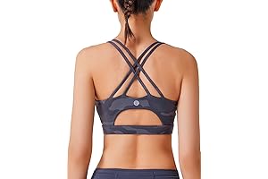 RaiseVern Wirefree Padded Sports Bra for Women, Ultimate Support for High Impact Workouts