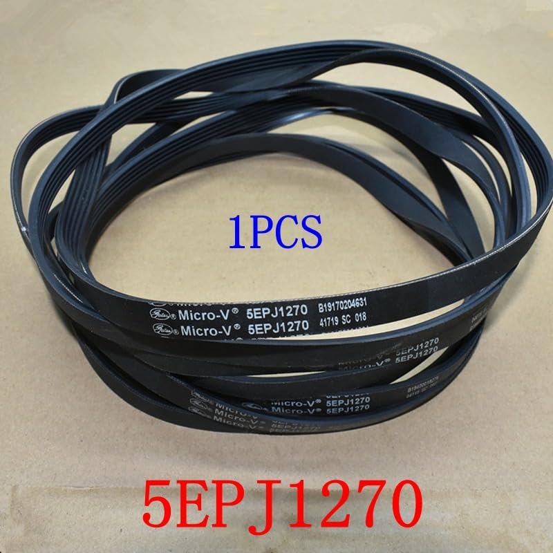 Image of JR Appliance Front Load Washing Machine Spare Parts Belt Size 5PJE 1275 Compatible with Samsung