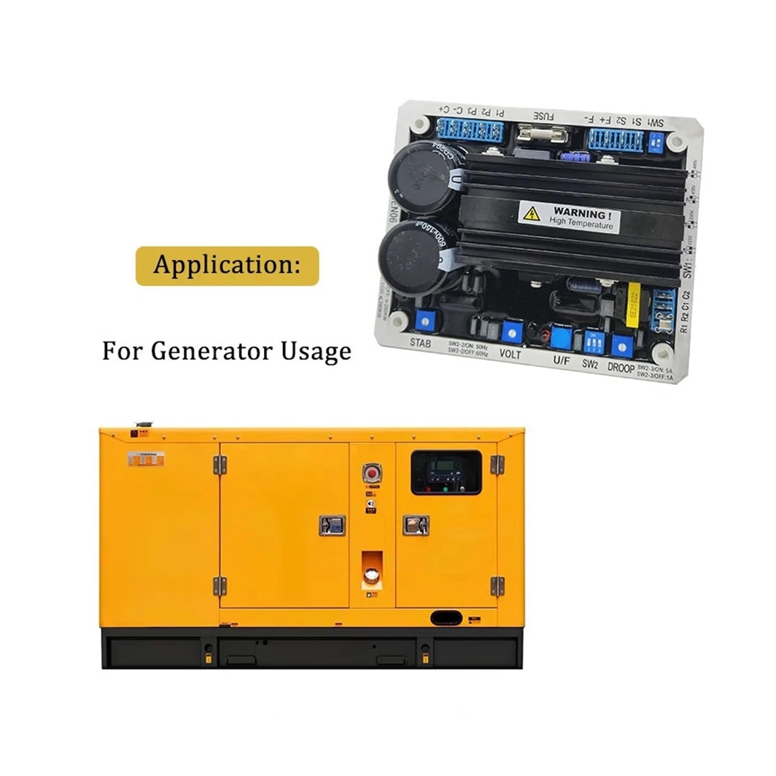 Automatyczny regulator napięcia GEN06 moduł sterujący AVR Generator Diesla Stabilizator części generatora elektrycznego