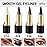 Kaely 4Pcs Black Brown Silver Gray Gel Eyeliner Pencil, Waterline Eyeliner for Older Women, Crayon Eye Liner Waterproof Smudge Proof, Smoky Eyeshadow Palette Halloween Makeup, lapiz de ojos