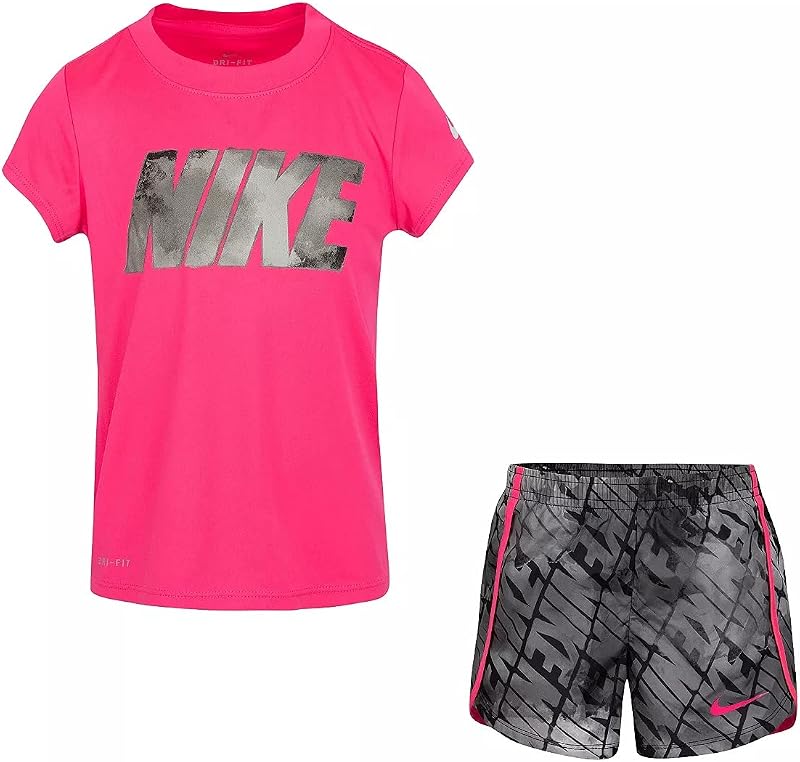 Baby-Girls Graphic T-Shirt and Shorts 2-Piece SetTracksuit
