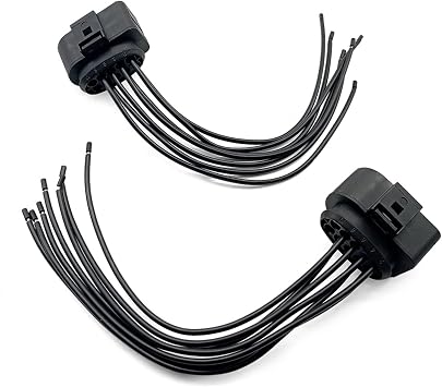 2 Pack Headlight Pigtail Connector Compatible with Kenworth T680 Headlamp Pigtail Connector Harness