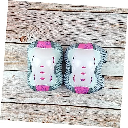 image for Sosoport 12 Pcs/Set Skateboard Knee Pads Kids Suits Athletic Set Elbow