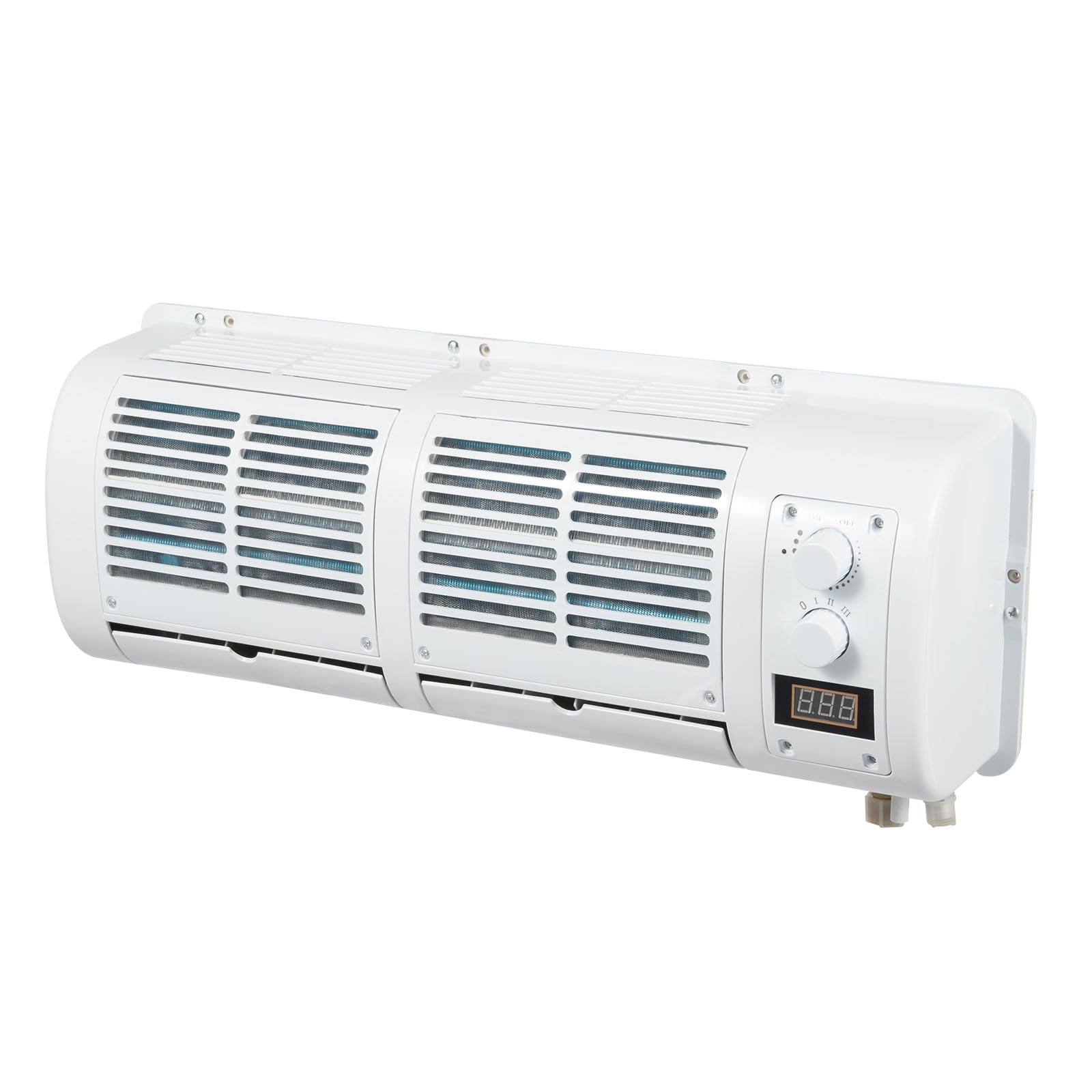 Climatiseur pour Voiture Mural 12V 100 W, Caravane Climatiseur avec écran LCD, 3 Vitesse du Vent et Température Réglables 458m²/h, 22525 BTU/h