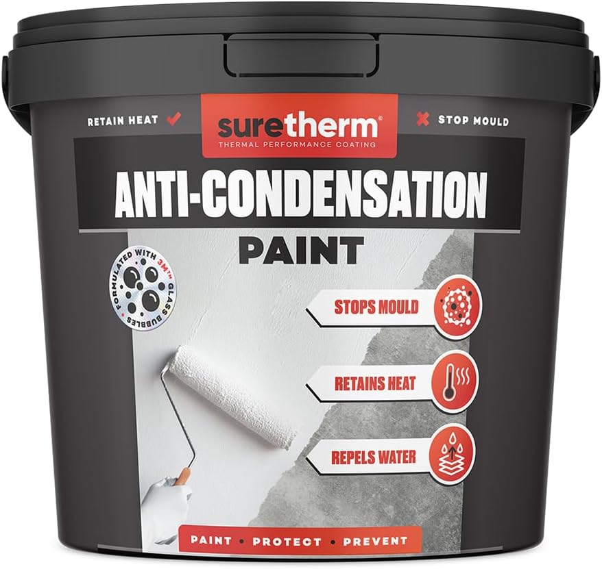 Anti Mould & Anti Condensation Insulating Glass Bubble Thermal Paint 2.5Ltrs