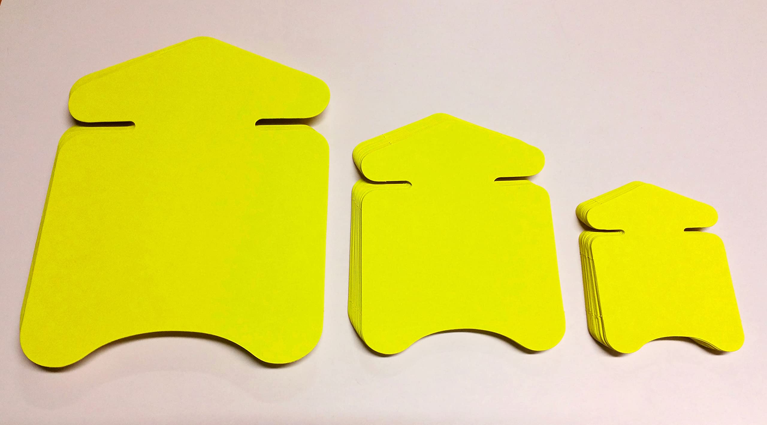 Lot De 40 Flèches Fluo En Carton - Étiquettes Prix 19,8x25,7 Cm (380 G/m²)