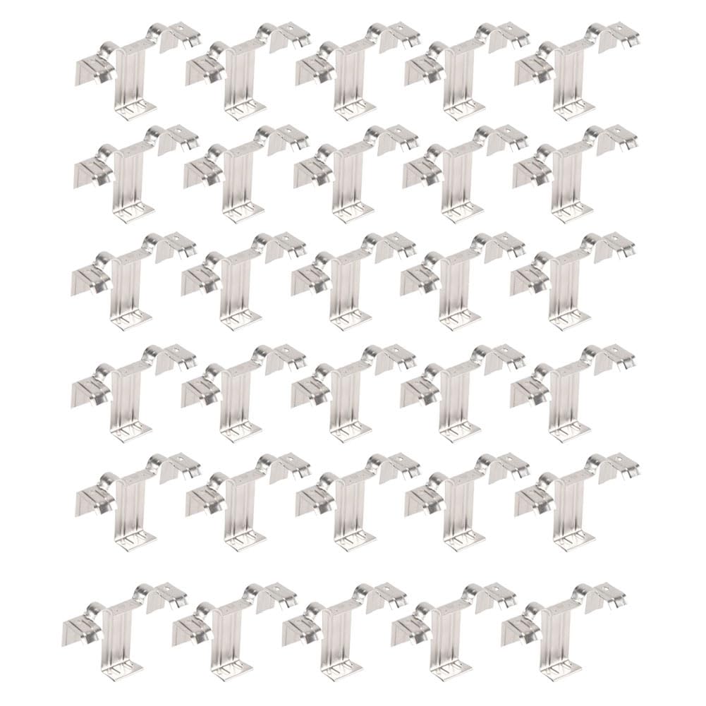 Osmond 30PCS Photovoltaic Panel Drainage Buckle Plate Solar Panel Water Drain Clip for Solar Panel Draining 35MM