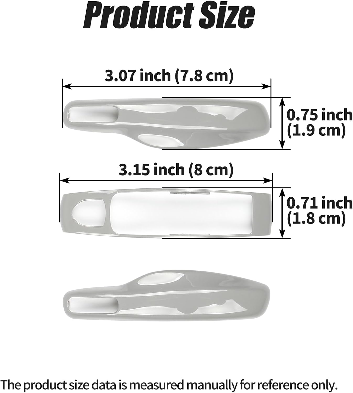 Sub Gray Key Fob Cover Compatible with Porsche Key Shell Key Fob Shell Replacement Compatible with Porsche Cayenne Panamera 911 718 Macan Boxster Cayman Old Style - Image 8