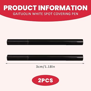 2Pcs Vitiligo Makeup Cover Waterproof, Long Lasting Vitiligo Cream, Sweat-Proof Portable Body Concealer for Women, Men, Stretch Mark Cover Up, Cream