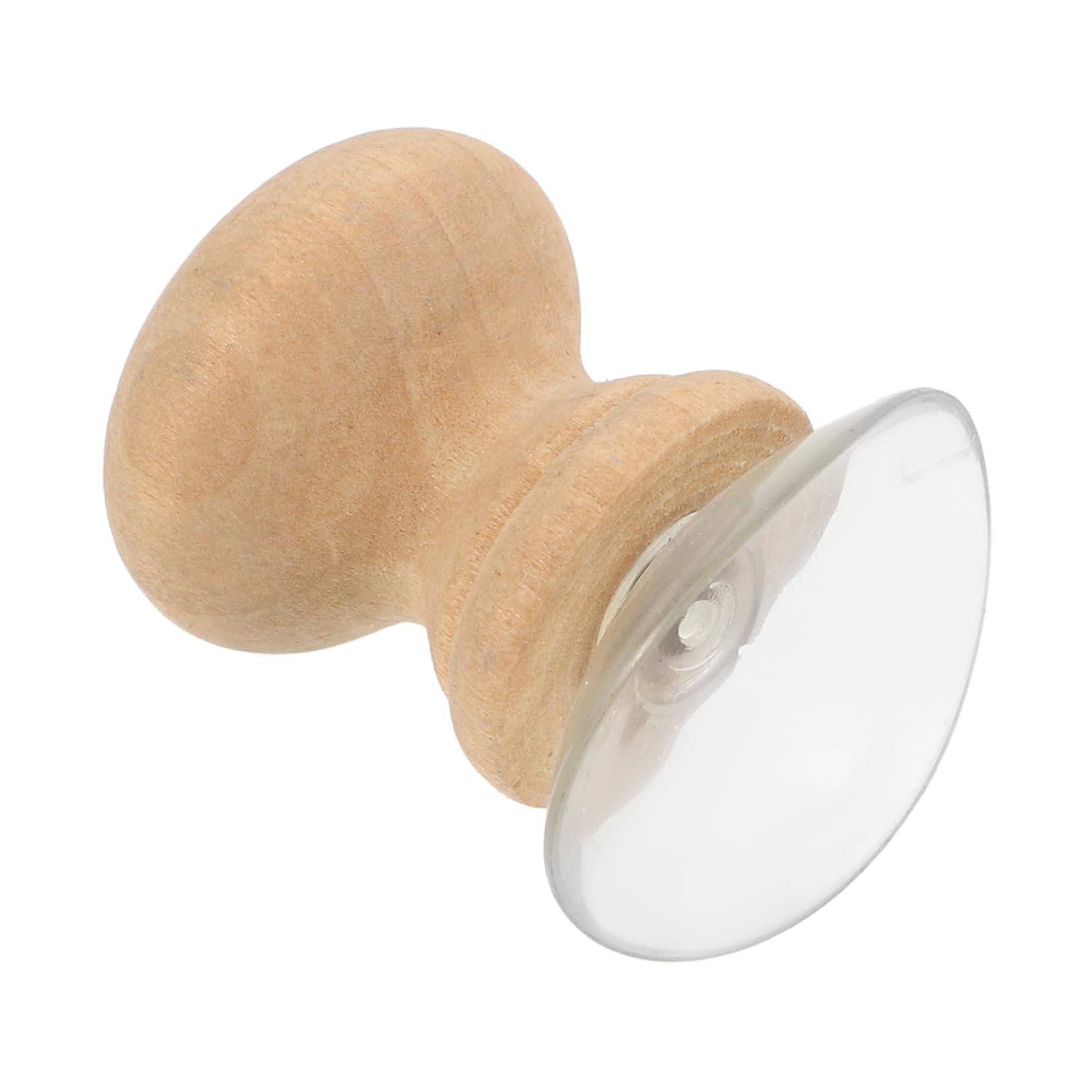 Uonlytech 5 Piezas regla de succión acolchado tela regla de costura herramientas de regla Madera Beige