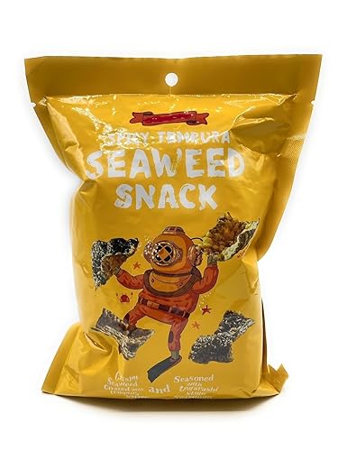 Miniatura 3 de Trader Joes - Bocadillo picante de algas marinas Tempura 2.1 oz (60 g) - Paquete de 3