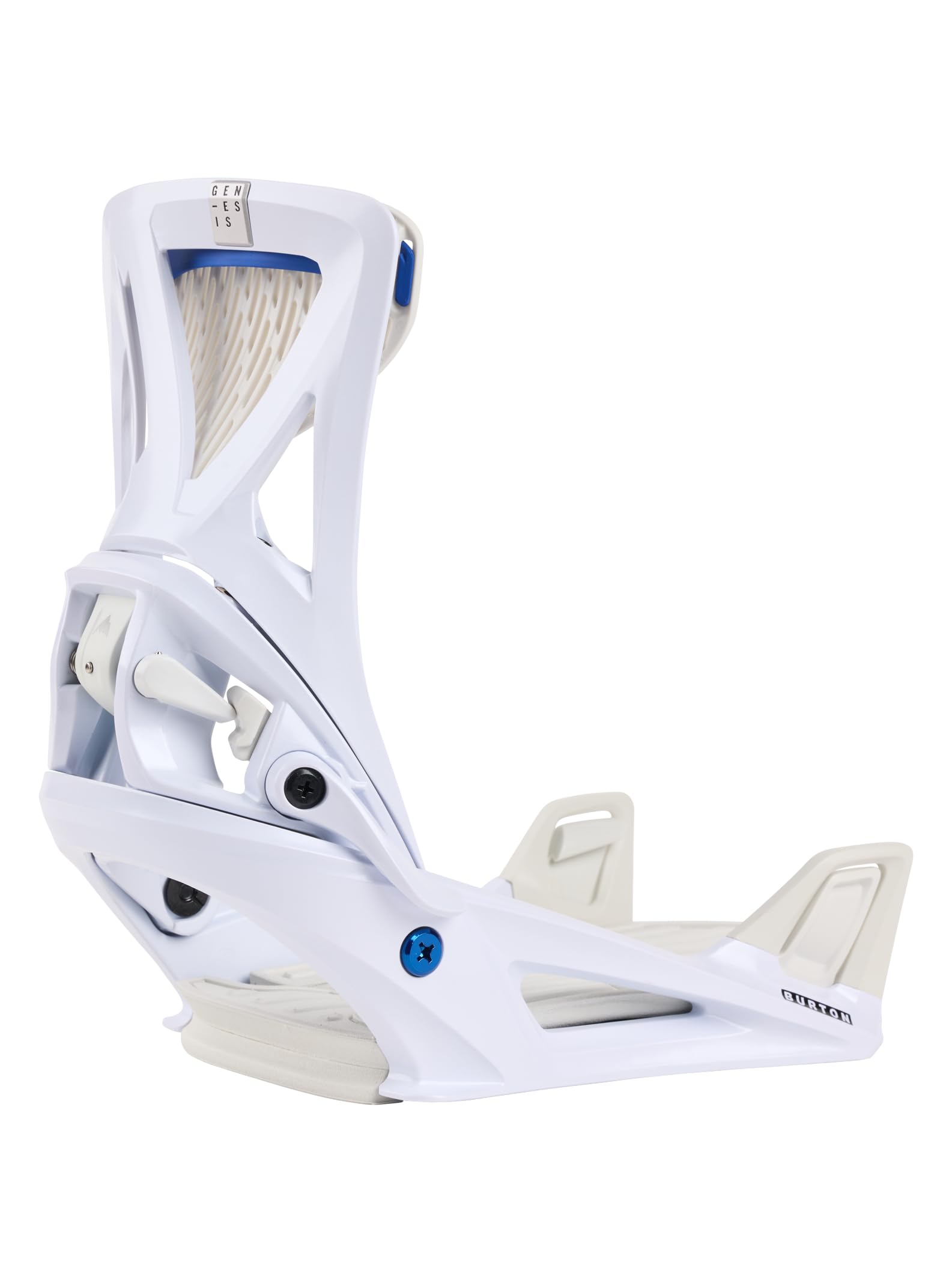 Burton Men's Step On Genesis Re:Flex Snowboard Bindings, White, M