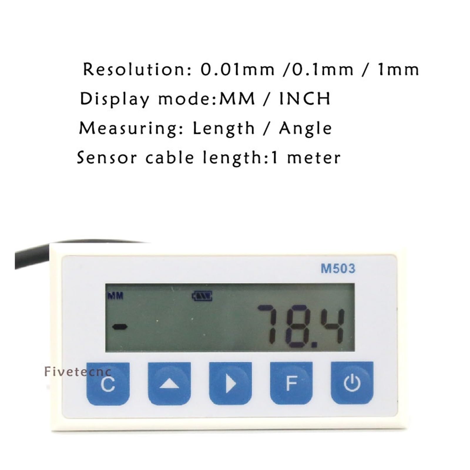 Codificador de Escala Lineal, De medición de Tiras con Sensor de Cinta magnética integrada con Pantalla magnética M503 Pantalla de Contador DRO para Torno fresador