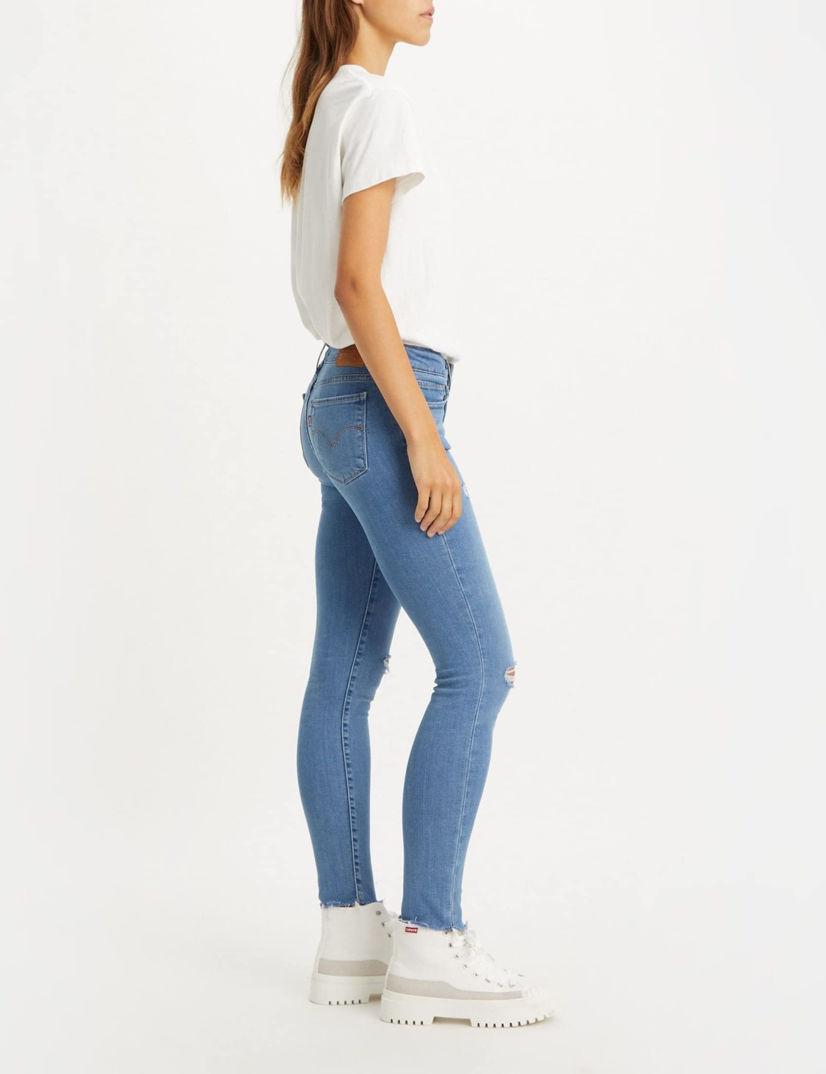 Levi's Damen 711 Skinny Jeans, Rio Lowdown, Blau, 27W 28L – Ansicht 2