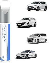 (WA2) Lápiz de retoque para coche Polar White para BYD, coincidencia exacta de chips y arañazos