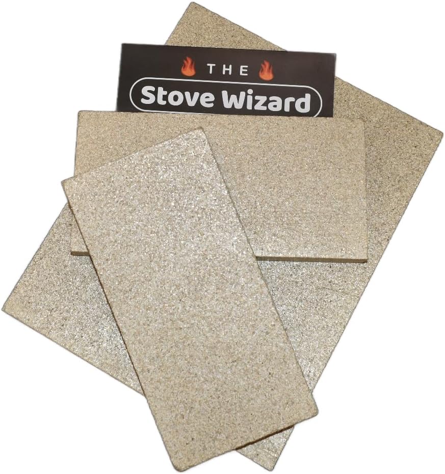 Coals 4 You NW Ltd Firebrick Fire Board Heat Proof Brick Vermiculite Fireboard 2 0 X 303 X 30MM Beige
