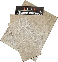 Vermiculite Fire Board – 400 x 240 x 25mm | Heat Resistant Fire Brick Panel for Wood Stoves, Log Burners, Multi-Fuel Stove Fires, Pizza Ovens & Fireplaces | 1250°C Rated