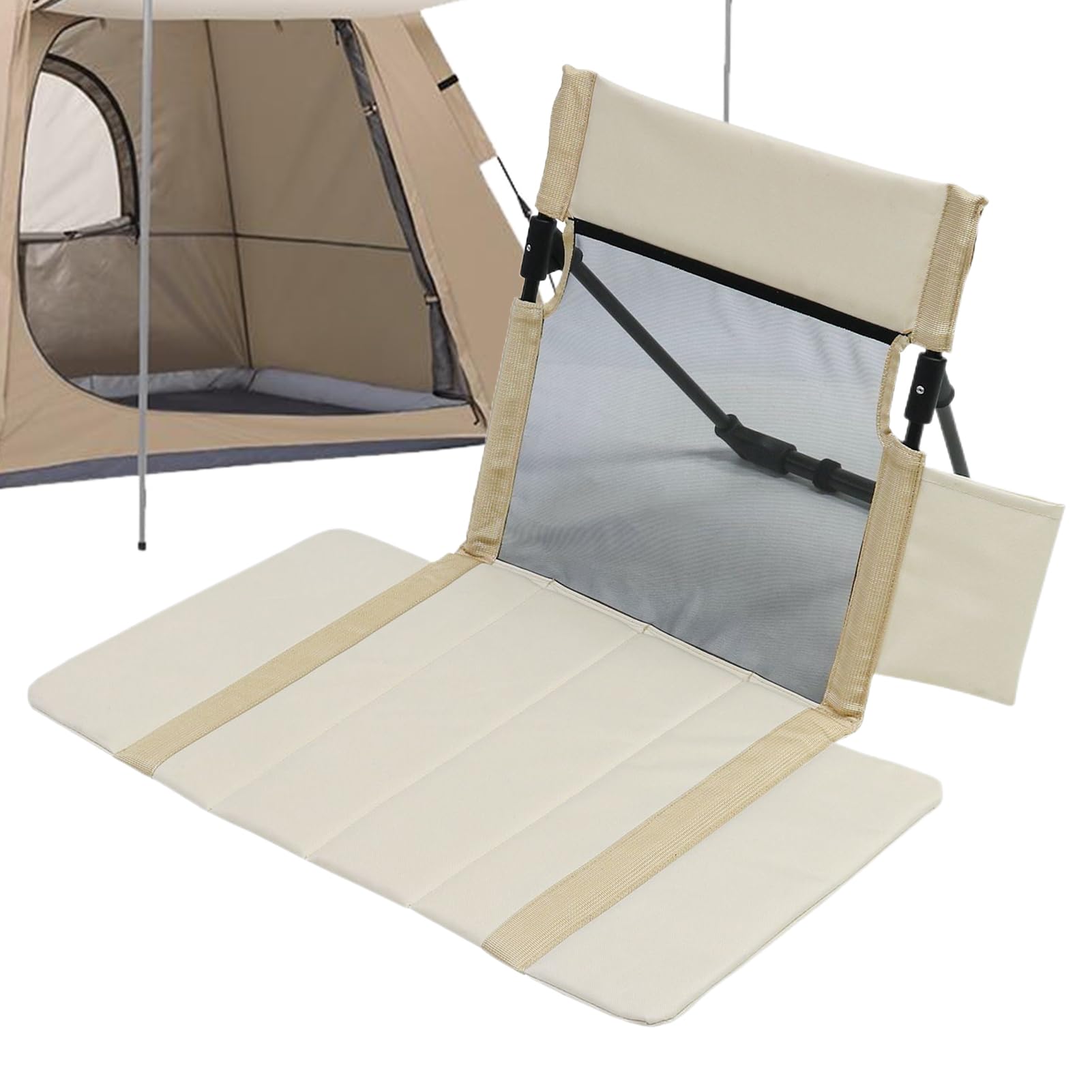 Siège de stade pliable avec dossier pour camping et événements sportifs en plein air