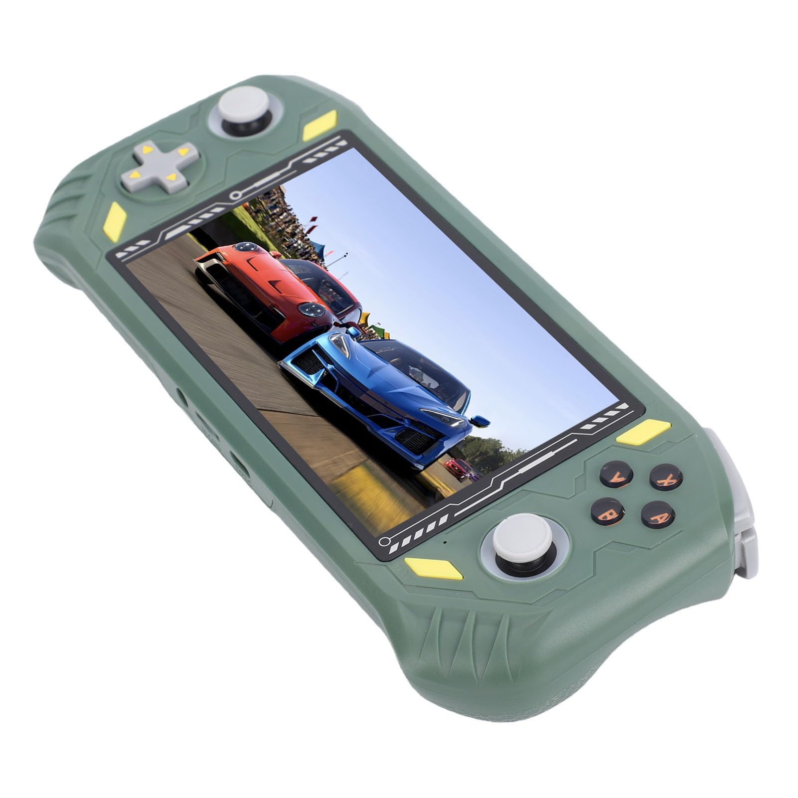 Console di Gioco Portatile Lettore da Gioco Portatile con Schermo da 5,5 Pollici per Giocatori in Movimento, Ricaricabile con Prestazioni Quad Core (Verde)
