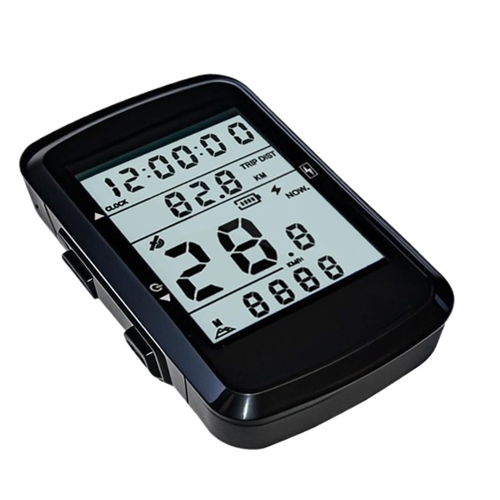 Écran LCD, Compteur Vélo GPS : Vitesse, Odomètre | Étanche, Rechargeable USB, De