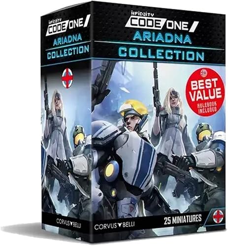 Infinity Miniatures - CodeOne Paquete de colección Ariadna - Miniatura sin pintar por Corvus Belli - Compatible con Infinity y otros RPG de mesa