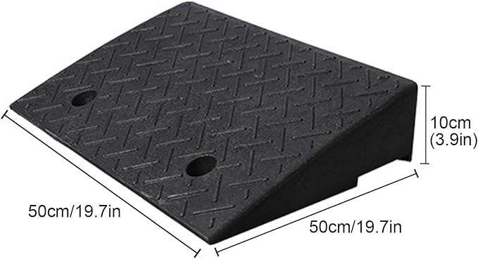 Rampas de goma para bordillos 19.7 x 19.7 x 3.9 pulgadas miniatura 2