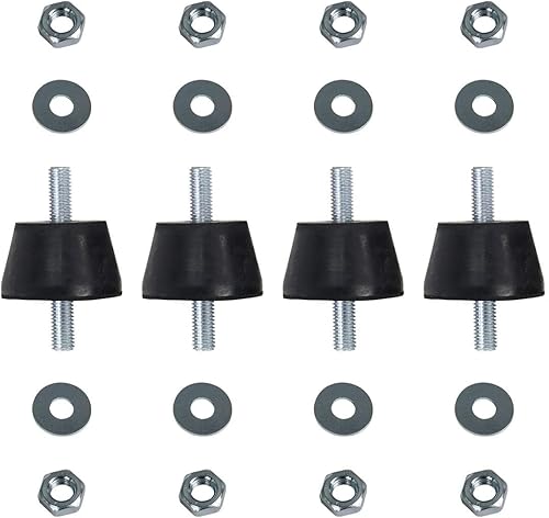 Miniatura 4 de Almohadilla de montaje antivibración de goma para aire acondicionado, almohadillas de montaje aislantes de absorción de impactos para unidades mini