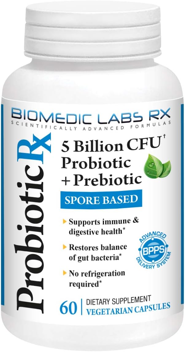 Probiotic Rx 5 Billion CFU Probiotic + Prebiotic Spore