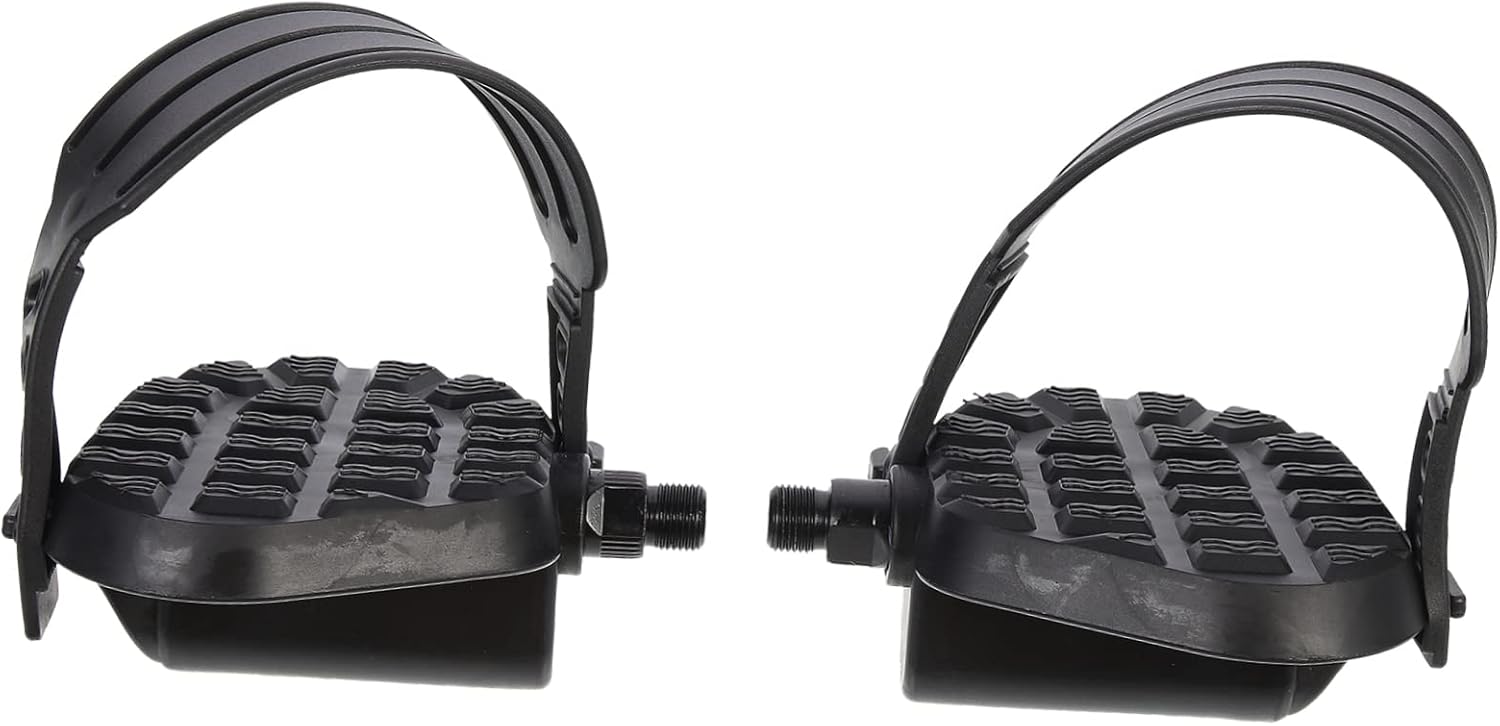 1Pair Slip Gym Bike Pedals Indoor Cycling Foot Boards for Fitness Bike Accessories Compact and Easy to Install for Home Exercise