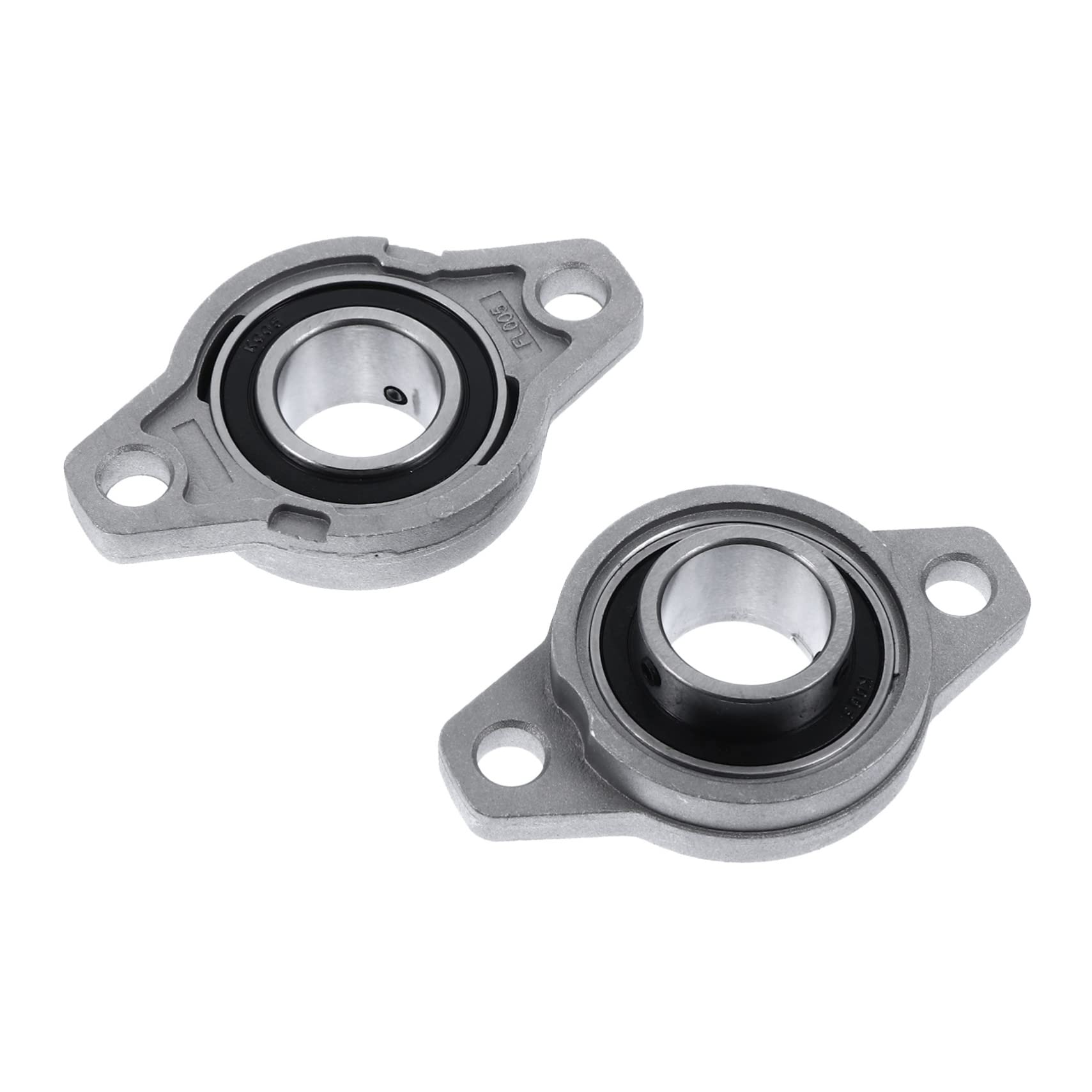 NAMOARLY 2pcs Zinc Alloy Pillow Block Low Noise Self-aligning Bearings Bolts Pillow Block Wide Applications for Machinery