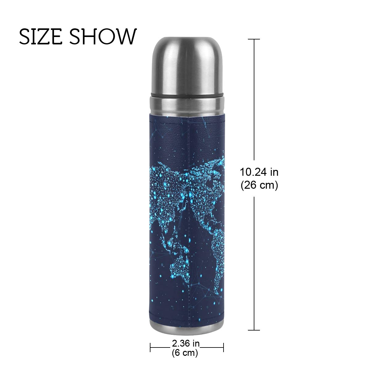 Taurus Bouteille Isotherme,550ml Thermos En Acier Inoxydable,Double Paroi Isolée Vert Fiche Technique Et Prix Au Maroc