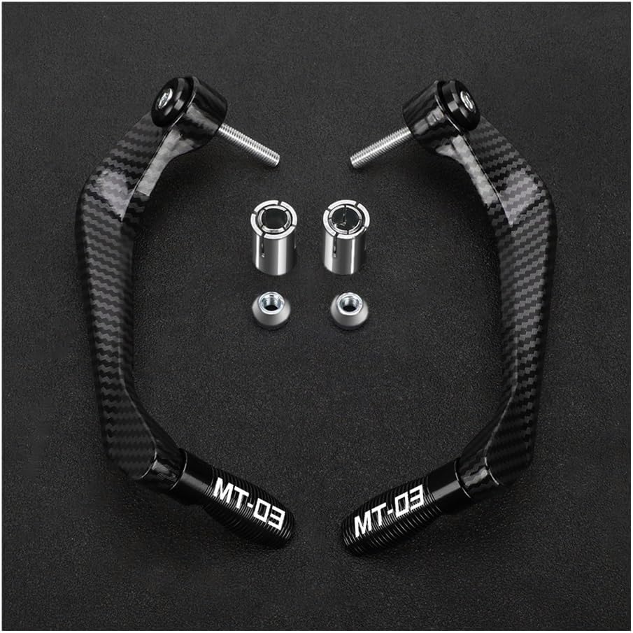 Motorcycle Handlebar Hand Guard Levers Motorcycle Handlebar Brake Clutch Lever Hand Guard Protector Handguard Kit for MT03 MT-03 MT 03 2015-2021 2022 2023 2024