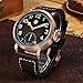 San Martin Men Automatic Watch Luxury 45MM Pilot Bronze Mechanical Wristwatch Military Sapphire 10ATM C3 Luminous YN55A / ST3621 (ST3621)