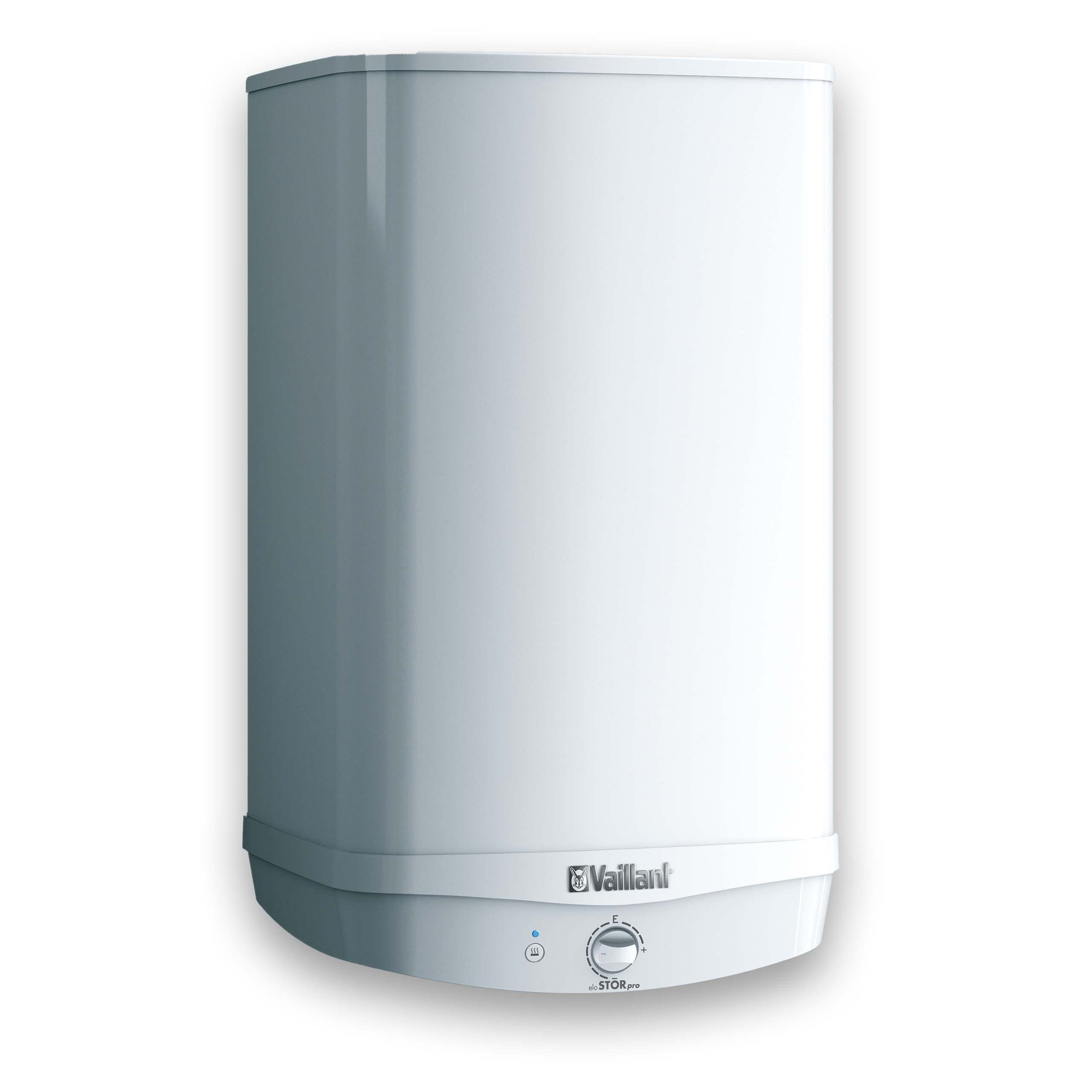 VAILLANT EloSTOR VEH 80/7 - Storage elettrico da parete a doppio circuito, memoria a pressione per appartamenti a piani, serbatoio elettrico resistente alla pressione con capacità di 80 l e pulsante