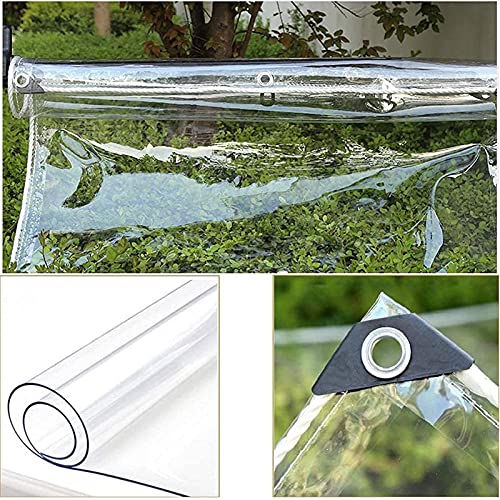 Lona impermeable transparente PVC que evita goteras en techos y marquesinas 5