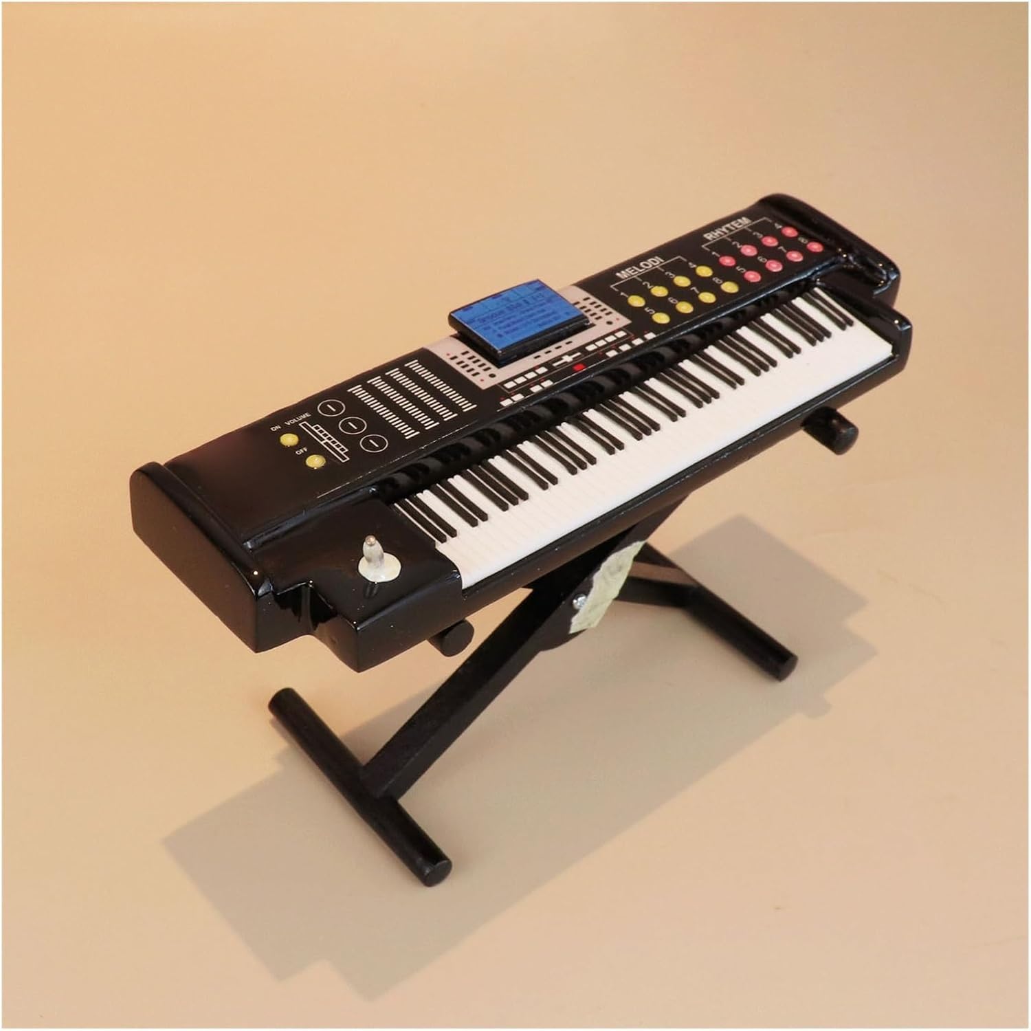 楽器の家の装飾 電子オルガンモデル装飾ミニチュア楽器装飾クリエイティブデスクトップギフト 家庭用楽器の装飾品 (Color : 02
