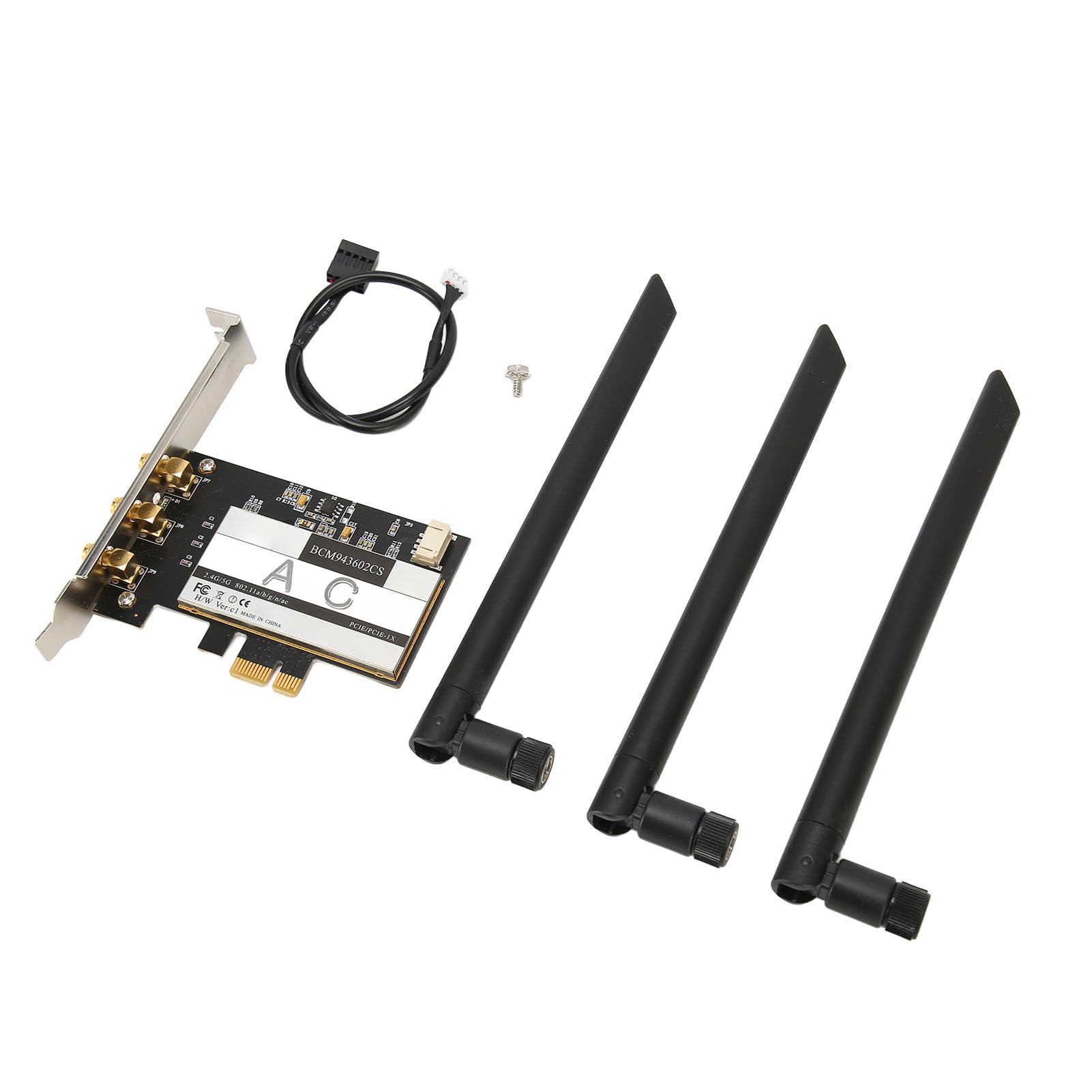 Annadue Scheda WiFi PCIE BCM943602CS, Scheda di Rete Wireless 1750Mbps