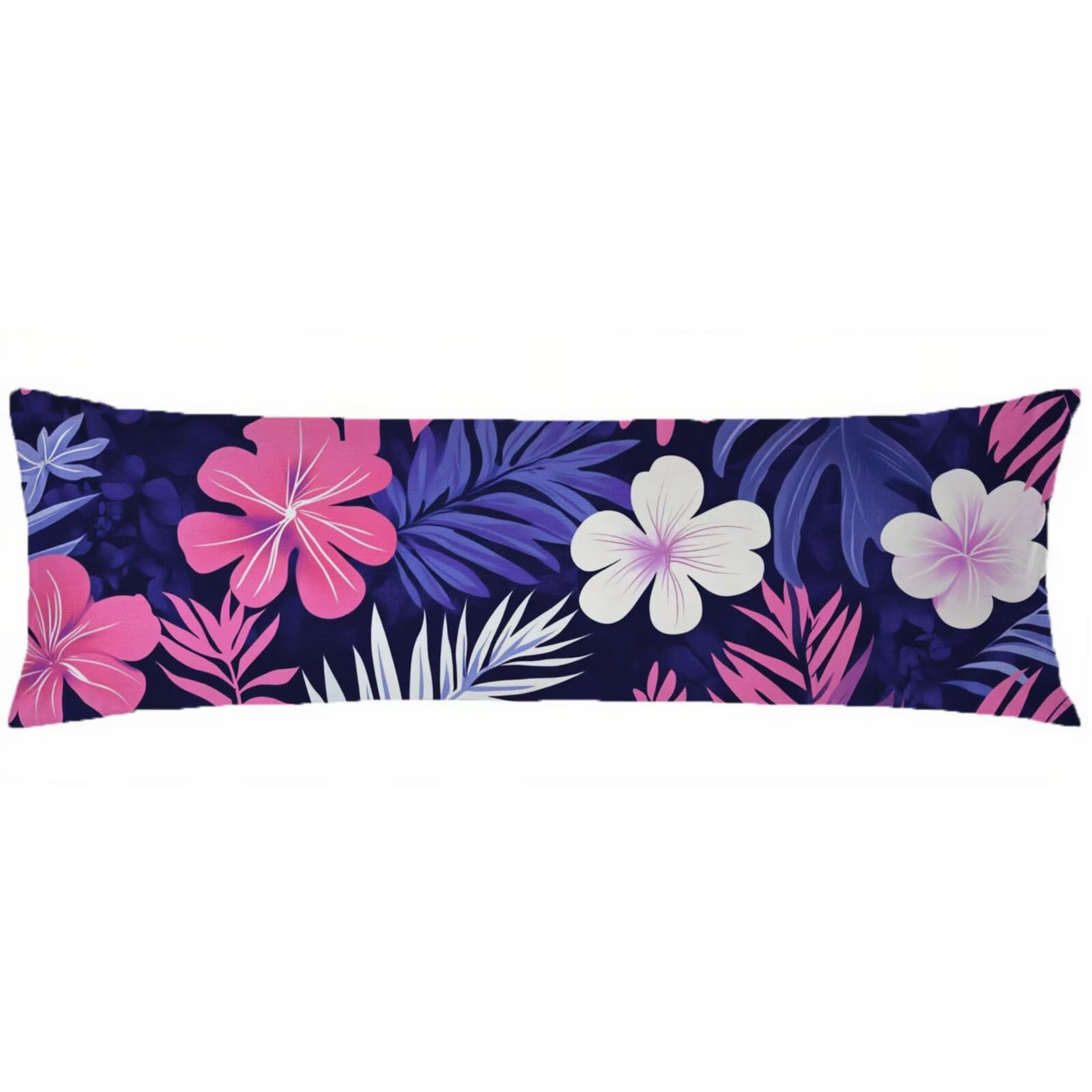 Federe Cuscini Turchese Federe Cuscino Letto Animale60x180cm Lino Copricuscini, Divano Morbida e Traspirante Stampa Fronte-Retro Con Invisibile Cerniera Ecologica e Lavabile per Letto o Divano C0C1063