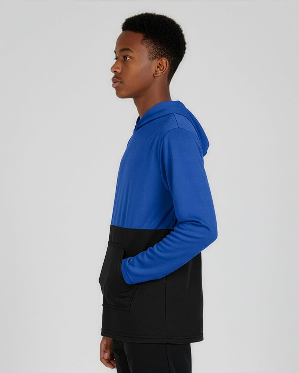 Real Essentials 3 Pack: Boys Hoodies – Youth Mesh Long Sleeve Sweatshirts with Pocket for Kids & Teens - Image 5