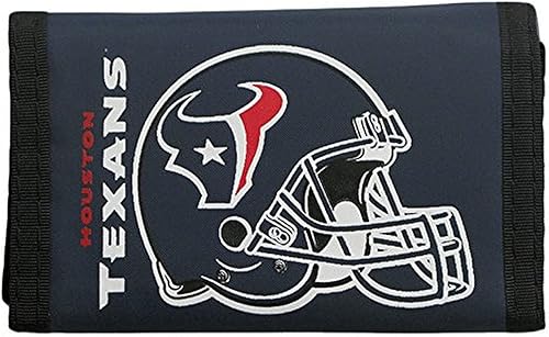 Miniatura 6 de Rico Industries NFL Football - Cartera de nailon de tres pliegues