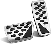 Vista 10 de Cubierta de Pedal de Acelerador, Freno y Gas Compatible con Jeep Grand Cherokee 2011-2019 2020 2021 Accesorios WK2, Compatible con Dodge Durango