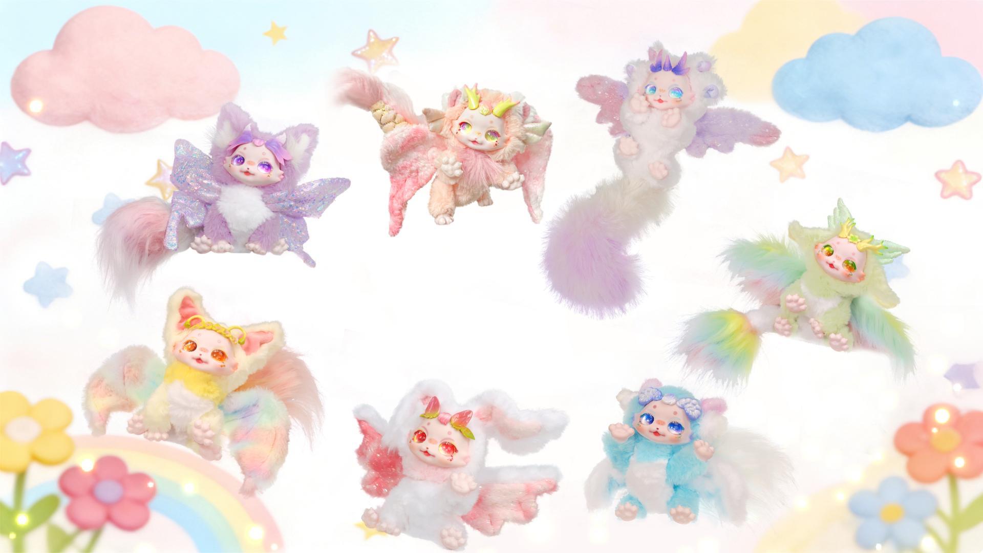 Amazon.com: VILRAK Plush Blind Box Figures, Cute Vinyl Blind Box