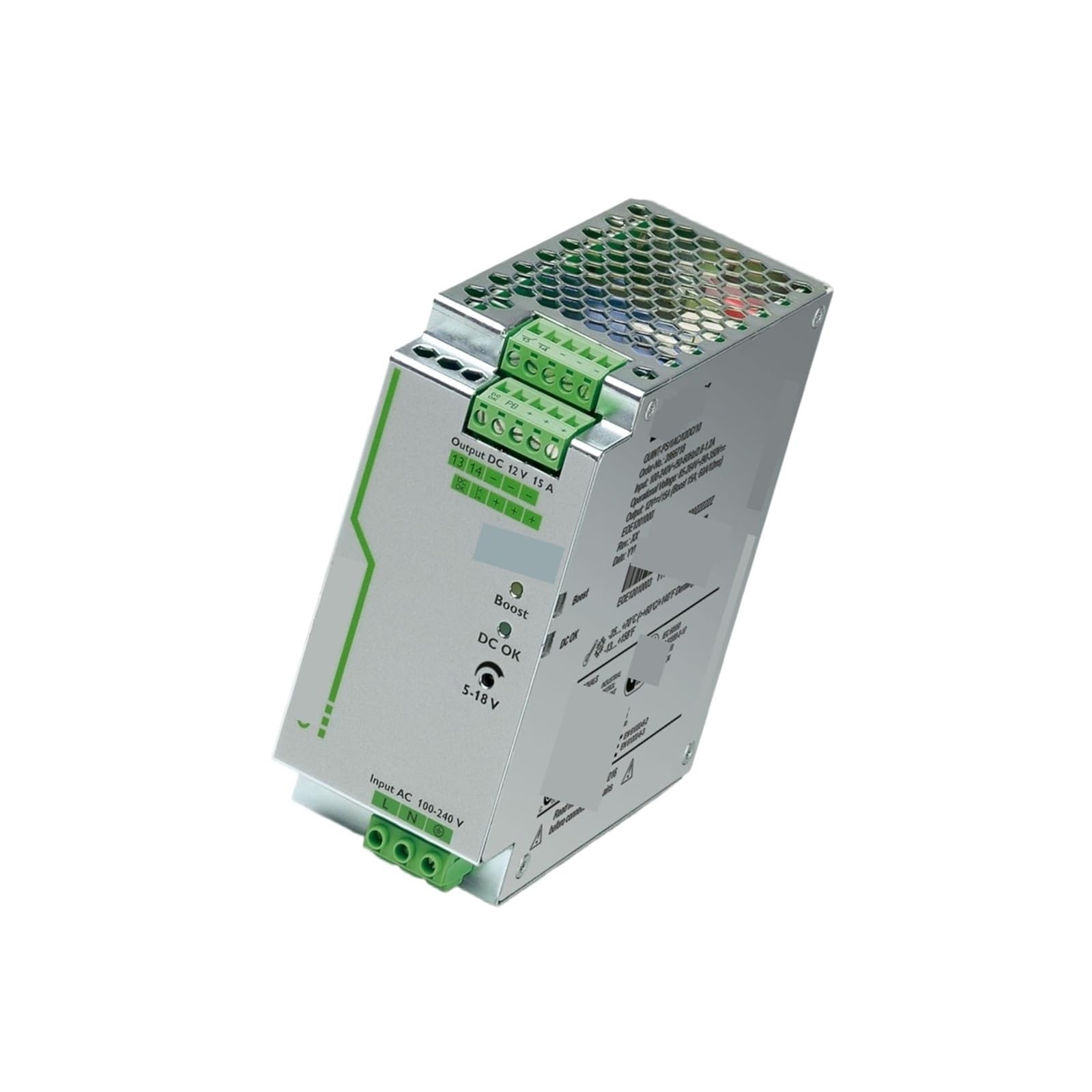 2866718 Alimentatore, ingresso monofase, uscita 12V 15A