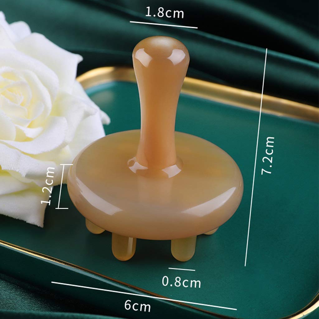YXCKG Gua Sha Massage Werkzeug, Kopfmassage Combe, Hauptphysiotherapie-Werkzeuge für vollen Körper entspannen Sich Muskeln, Bauen Druck ab, Gesundheitsmassage für SPA-Akupunktur-Therapie