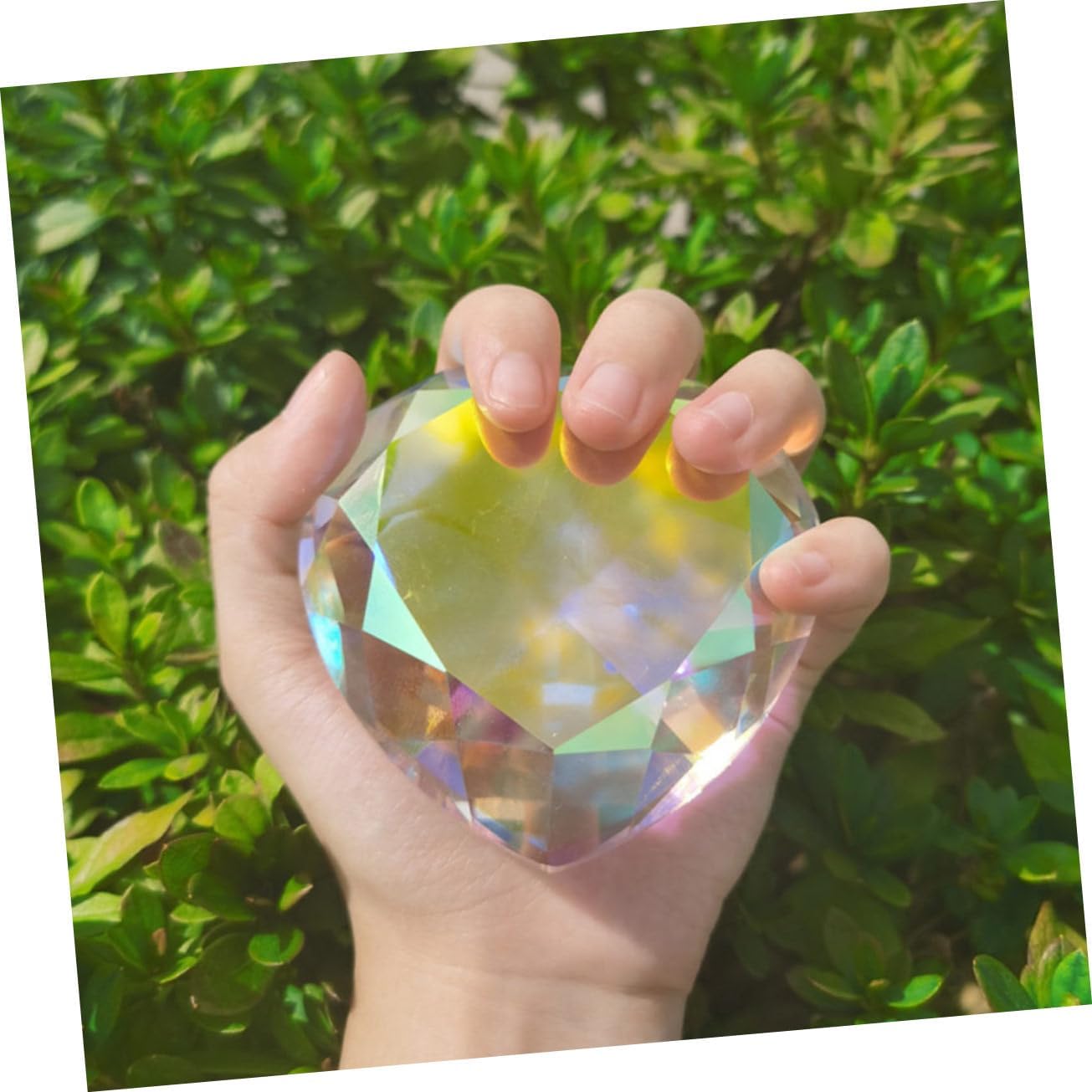 Heart-Shaped Diamond Hand Model for Nail Art Display Photo Prop for Manicure Elegant Nail Salon Decoration Unique Girlfriend Glittering