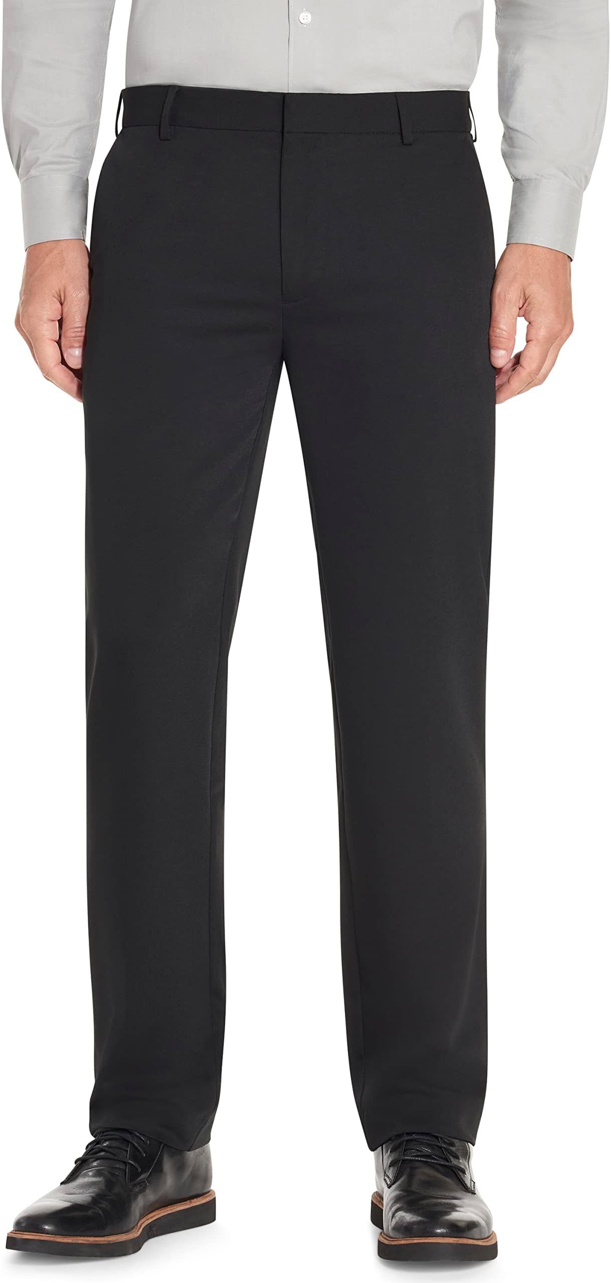 Men's Wrinkle Free Stretch Flat Front Dress Pant